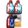 KIT TAGLIANDO MOTORE FUORIBORDO YAMAHA F40-50-60 OLIO MOTUL 10W40