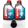 KIT TAGLIANDO MOTORE FUORIBORDO YAMAHA F40-50-60 OLIO MOTUL 10W40