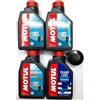 Motul KIT TAGLIANDO MOTORE FUORIBORDO SUZUKI DF40-50-60 HP OLIO MOTUL FILTRO