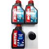 KIT TAGLIANDO MOTORE FUORIBORDO YAMAHA F40-50-60 OLIO MOTUL 10W40