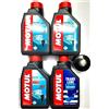 Motul KIT TAGLIANDO MOTORE FUORIBORDO SUZUKI DF40-50-60 HP OLIO MOTUL FILTRO