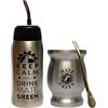 Gaucho Cebar Yerbomos - Thermos per Yerba Mate Tee 580 ml, un accessorio portatile per Yerba Mate | Tazza in acciaio inox con cannuccia Bombilla | Dishwasher Safe and Durable