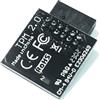 HSSDTECH TPM 2.0 SPI 12pin SLB9670 Modulo di Sicurezza per MSI MS-4462 B550 | , B550M, B650, B650M, B550 Gaming WiFi/A PRO, B550M PRO-VDH WiFi/PRO-Dash Intel 800 AMD X670 Series Mainboard