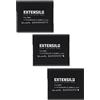 EXTENSILO 3x batteria compatibile con Sony Cybershot DSC-W690, DSC-W730, DSC-W830, DSC-W670, DSC-W710, DSC-W810 fotocamera (630mAh, 3,7V, Li-Ion)
