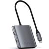 SATECHI Hub USB C 4 in 1, 4x Porte USB C 3.0, 5Gbps | Adattatore multiporta in alluminio per MacBook Air/Pro/Neo e laptop Windows, solo dati, senza uscita video