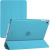 TechDealsUK Smart Case per iPad Pro 10.5 (2017) & Air 3 (2019) A2153, A2123, A2152, A1709, A1701, custodia magnetica con supporto e accensione e spegnimento automatico (Aqua)