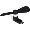 PENCHEAK Piccola ventola tipo C porta cellulare porta USB C portatile per dispositivi ventilatore esterno per dispositivi telefoni tablet