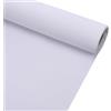 BENECREAT Rotolo di Tela di Cotone Pretrattata da 5m x 37cm, Tela Bianca per Artisti, Adatta Alla Pittura A Olio e Acrilico, Diy Artigianato, Sfondi