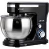 MPM - Robot da cucina planetario con 2 ciotole da 4 e 5 litri - robot da cucina da 1600 W - nero