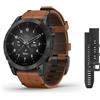 Garmin EPIX GEN 2 Black TItanium Pelle Marrone Sapphire 47mm 010-02582-30