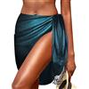 TOSKATOK Sciarpa da donna con glitter luccicanti sarong gonna da spiaggia coprente