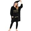 Harry Potter Felpa Donna Felpa Coperta con Cappuccio Felpe Oversize Taglia Unica