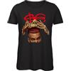 Bughyprint Tshirt Maglia Maglietta Cotone Donna Casual Girocollo Sfera EBBASTA S€ King RE 2025 Edizione Limitata