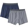 ExOfficio Men's Give-N-Go 2.0 Boxer 2 Pack, Navy/Steel Onyx, Medium