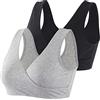 COLOMI Reggiseno Premaman Allattamento Reggiseno Allattamento in Cotone Senza Fili