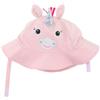 Zoocchini Cappellino Estivo UPF 50, Allie Unicorno - Diverte e protegge M (6-12M) Unisex-Bimbi