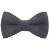 King & Priory Papillon grigio e blu a quadretti, tweed, tartan, plaid