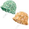 LACOFIA Cappello Sole per Neonata Cappellino Estivo in Cotone Protezione Solare Berretto Regolabile per Mare Spiaggia Piscina 0-12 Mesi