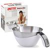 Imetec Dolcevita ES4 Bilancia Elettronica da Cucina, Pesa Solidi e Liquidi, Contenitore Estraibile, Scala Graduata, Portata 5 Kg, Divisione 1 g, Funzione Tara, Display Digitale, Spegnimento Automatico