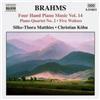 Johannes Brahms Four Hand Piano Music - Vol. 14/piano Quartet No.2 (Mathies (CD)
