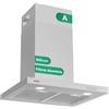 Svan Campana Extractora Tipo T 60cm Inox SCPT601AIX. Potencia 233m3/h, Tiro Doble, 3 Velocidades, Control Manual, Filtro apto para Lavavajillas