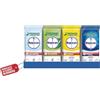 Napisan Cassa Mista Salviette Disinfettanti Multisuperfici Biodegradabili x40, 32pz, Total Protection - Classic 8pz e Freschezza Eucalipto 8pz, Sgrassanti - Limone 8pz e Fresh 8pz