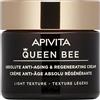 Apivita Queen Bee Crema Leggera Assoluta Anti-Età e Rigenerante 50ml - Crema viso idratante con pappa reale a rilascio controllato propoli miele - Rughe contorno viso sollevato macchie scure
