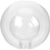 DOITOOL Paralume Vetro Trasparente Per Plafoniera Globo Luminoso Elegante Per Decorazione Interna ed Esterna