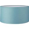 home sweet home collection Home Sweet Home Paralume in tessuto - D.50 x H.25 cm - Effetto lino - Blu petrolio - E27 - per lampada da terra e lampadario