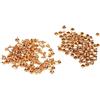 Joyzan Rivetti a Doppio Cappuccio 8x8mm, Ferro Rapidi Pezzi Decorativi Cappucci Testa Tonda Pelle Borchie Tubolari Metallo per Riparazioni Cinture Borse Accessori Fai Te Viti con Fungo Rivetto Bottone