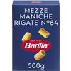 Barilla Pasta Mezze Maniche Rigate, Pasta di Semola di Grano Duro, 500g | I Classici, Tempo di Cottura 12 Minuti