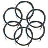 Joyzan Multicolore Corde Per Chitarra, Colorate Set di Corda Chitarra Elettriche Acustica Classiche Corde Ricambio Replacement in Nylon con Rivestimento Bronzo Chitarre Creano Una Voce Meravigliosa