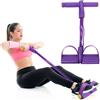 Generic Corda di tensione multifunzione con 6 tubi per pedali, fascia elastica per yoga, per allungare addominali, vita, braccia, gambe, allenamento dimagrante