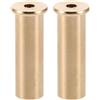 Luxshiny 2 Pezzi Punte di Bilanciamento in Ottone per Bastoni da Golf, Oro | Montaggio Rapido, Stabilità Migliorata, Precisione Elevata, Finitura Raffinata, Accessorio di Qualità per Aste in Ferro