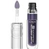 L'Oreal Paris L'Oréal Paris, Olio Labbra Hyaluron Lip Oil PH, Gloss Non Appiccicoso, Rimpolpante e Idratante, Con Acido Ialuronico, Formula che Reagisce al pH, Plump Ambition, Tonalità: 116 Berry Noir