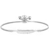 Philip Jones Bracciale dell'amicizia con Piume placcate in Argento Creato con Cristalli Zircondia®