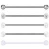 FECTAS Industrial Piercing Bar 38mm Stainless Steel 14G Scaffold Straight Barbell Ear Piercing Jewellery