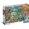 Clementoni - Puzzle 500 Pezzi per Adulti e Ragazzi, Collection, Tema I Guardiani della Serra, Compact Box, Idea Regalo Uomo e Donna, Made in Italy, 70x50 cm, 35579