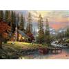 Schmidt Spiele 58455 - Thomas Kinkade Casa tra le montagne, Puzzle da 500 pezzi