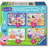 Ravensburger - Puzzles Peppa Pig 4 Pack | Puzzle Bambini 4 Anni In Su | Regalo Bambina 4 Anni Femmina E Uomo In Su 42 Pezzi | Puzzle Bambini 36 X 26 Cm | Puzzles Ravensburger