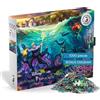 Buffalo Games Silver Select Star Thomas Kinkade - Disney Ursula Puzzle da 1000 pezzi per adulti, impegnativo, perfetto per serate di gioco, dimensioni finite 68 x 50 cm