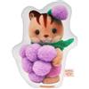 Calico Critters Cuscino fustellato Sylvanian Families Baby Fruit Uva Noce Scoiattolo...