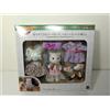 Calico Critters Sylvanian Families Town Series Set di coordinamento gatto persiano sorella...
