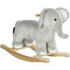 AIYAPLAY Cavallo a Dondolo per Bambini 2-4 Anni a Forma di Elefante con Suoni