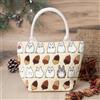 Studio Ghibli Borsa tote Studio Ghibli My Neighbor Totoro ricamata avorio esclusiva giapponese