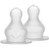 BIBS Silicone Bottle Nipple Silicone Bottle Nipple 2 pz