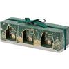EDG Enzo De Gasperi Set 3 Candele Noel Profumate al Cardamomo H6 Ø5 cm - Candele Natalizie