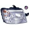 PROPOSTEONLINE Proiettore Faro Fanale Anteriore Destro H4 Fiat Panda dal 2009 al 2012 Spinotto 7 Pin Viola