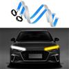 Lcxecnw Striscia Luce LED Auto, 24 Pollici LED Striscia Luce Diurna, Auto, Moto Impermeabile Luci Diurne Segnalanti di Svolta DRL Interruttore Sequenziale Striscia Luce LED Bianco/Giallo(2pcs)