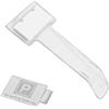Maciun Porta biglietti per auto, clip trasparente per auto, porta permessi di parcheggio, porta biglietti multifunzione, clip per banconote e carte, porta biglietti per parabrezza